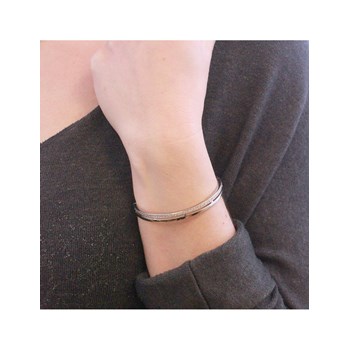 Bracelet Elegant - Argenté et Cristal