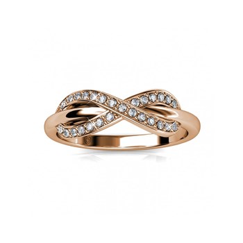Bague Trist - Or Rosé et Cristal