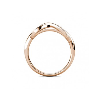 Bague Trist - Or Rosé et Cristal