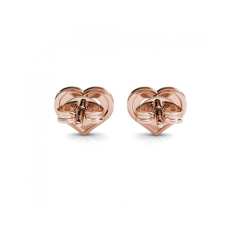 Boucles d'oreilles Zeal - Or Rosé et Cristal - vue 4