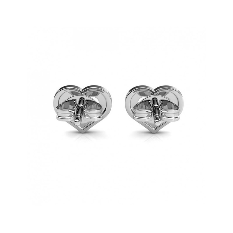 Boucles d'oreilles Zeal - Argenté et Cristal - vue 4
