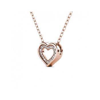 Collier Zeal - Or Rosé et Cristal
