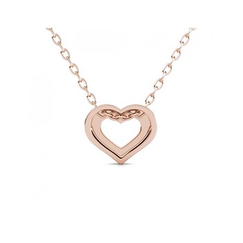 Collier Zeal - Or Rosé et Cristal