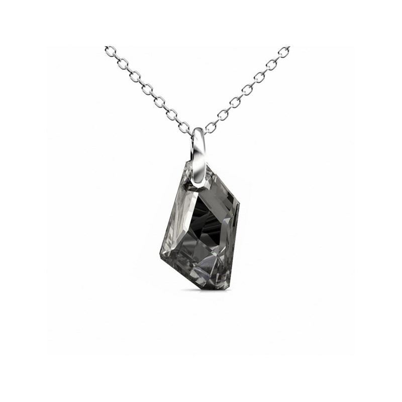 Pendentif Silver Night - Argenté et Noir - vue 3