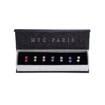 Coffret 7 Days Boucles d'oreilles - Argenté et Multi