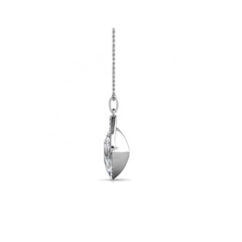 Tiffy pendant - Silver and crystal