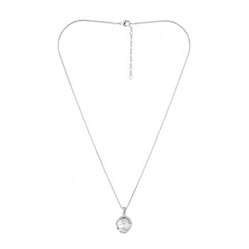 Tiffy pendant - Silver and crystal