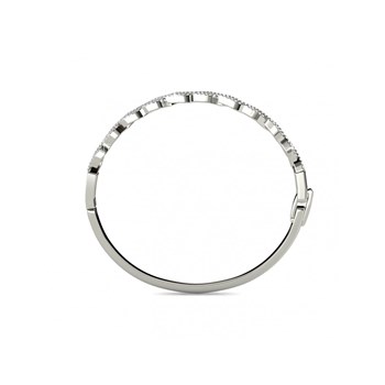 Bracelet Braided  - Argenté et Cristal