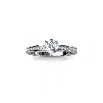 Bague Elise - Argenté et Cristal