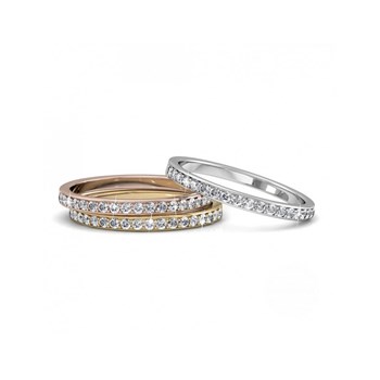 Bague Trinity - Argenté et Multi