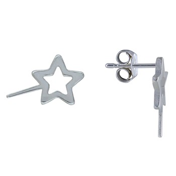 Boucles d'Oreilles Argent 925 Etoiles Filantes