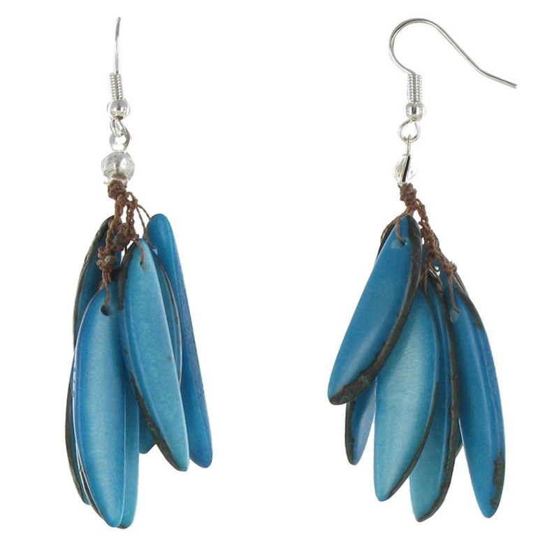 Boucles d'Oreilles Flamme en Tagua - Classics