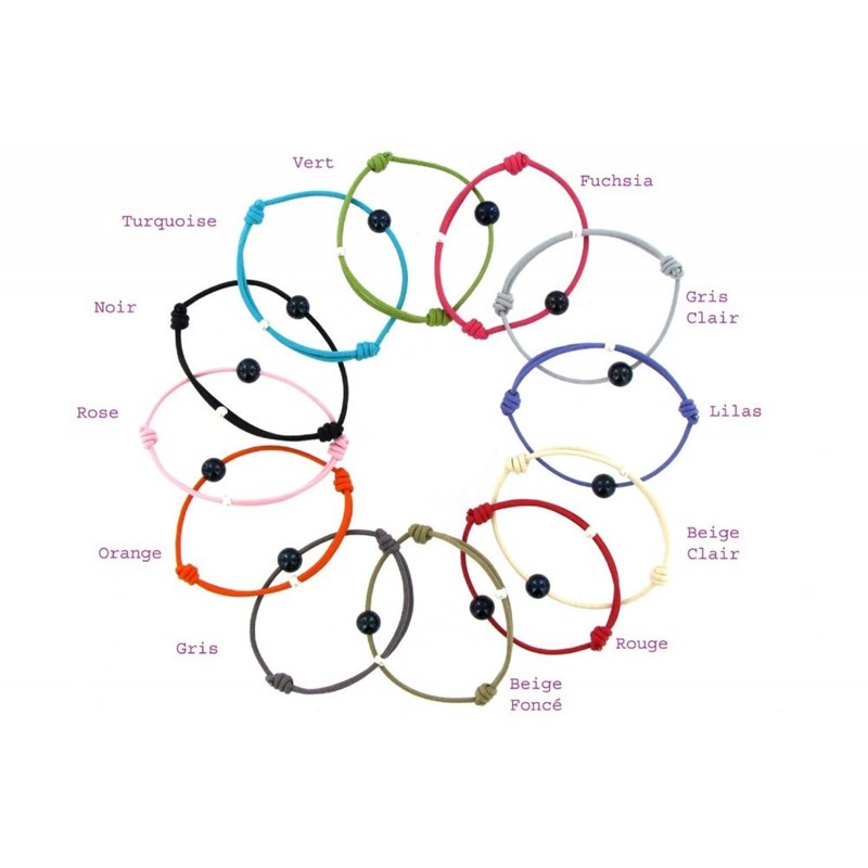 Bracelet La Perle de Culture Noire des Poulettes - Classics - Vert - vue 3
