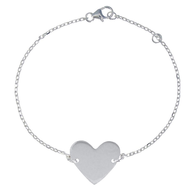Bracelet Coeur en Argent 925