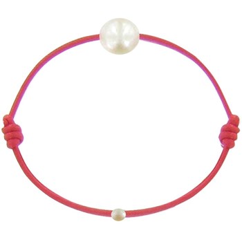 Bracelet La Perle de Culture Blanche des Poulettes - Classics - Rouge