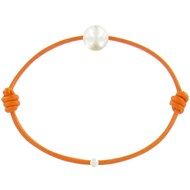Bracelet Enfant La Perle Blanche des Petites Poulettes - Colors - Orange