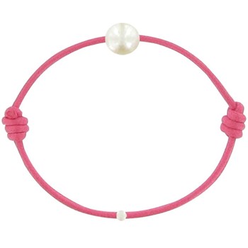 Bracelet Enfant La Perle Blanche des Petites Poulettes - Classics - Fuchsia