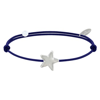 Bracelet Lien Etoile d'Argent - Classics - Bleu Navy