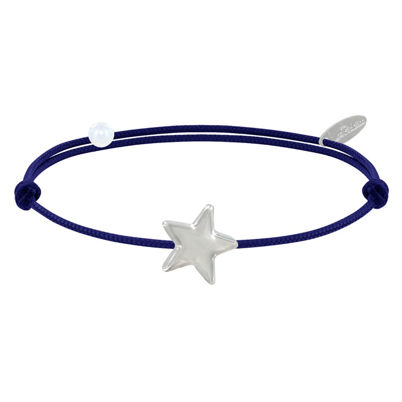 Bracelet Lien Etoile d'Argent 925 - Classics - Bleu Navy