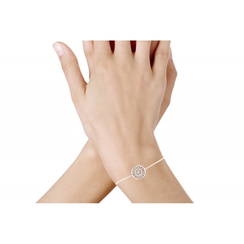 Bracelet Argent 925 Arabesque Ronde - vue 2