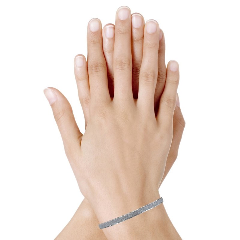 Bracelet Argent 925 Paillettes - Classics - Gris argent - vue 2