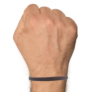 Bracelet Homme Cuir Simple Fermoir Acier Inoxydable - Marron foncé