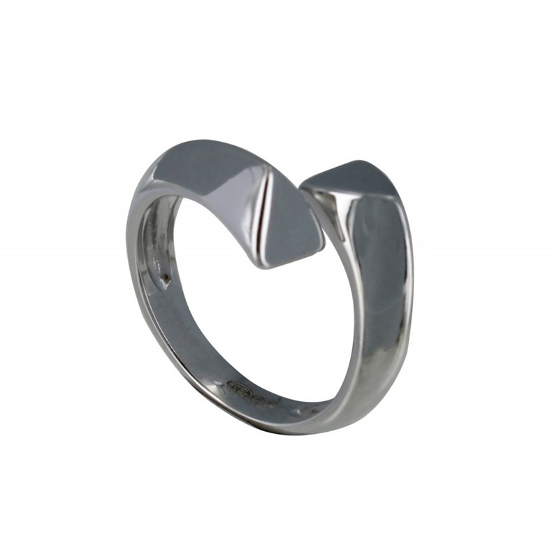 Bague Argent 925 Rhodié Toi et Moi - vue 2