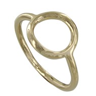 Bague Plaqué Or Rond Ajouré