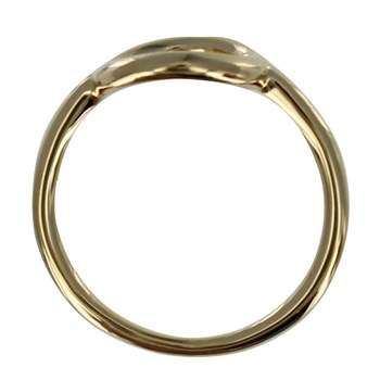 Bague Plaqué Or Rond Ajouré