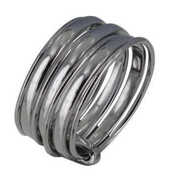 Silver Ring 925 Rhodium Semainier