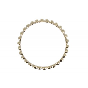 Bague Plaqué Or Rose Anneau de Billes