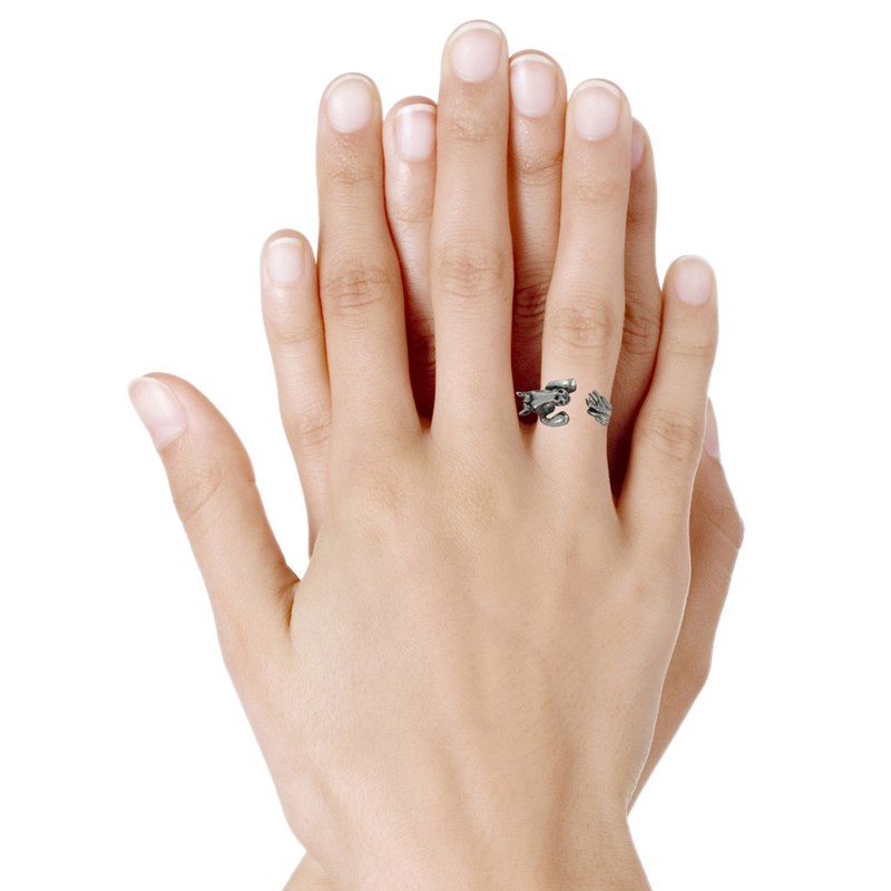 Bague Argent 925 Cheval - vue 3