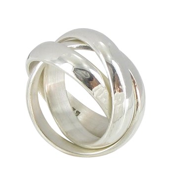 Bague Argent 925 Trois Anneaux