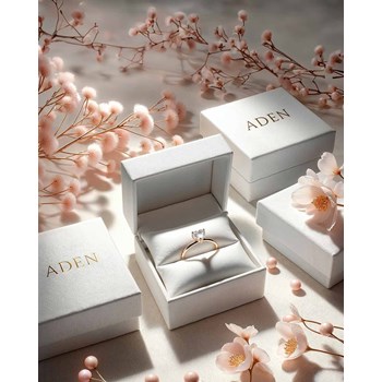 Bague en Nacre Blanche et Argent 925 - Motif Floral Élégant et Raffiné | Aden