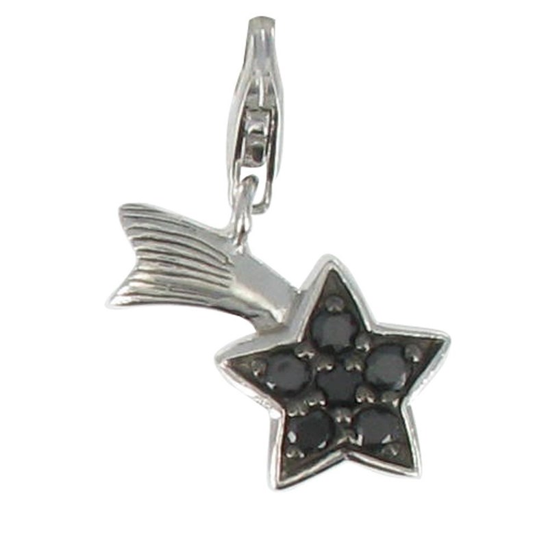 Charms Argent Etoile Filante et Strass - Classics