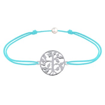 Bracelet Lien Arbre de Vie Argent 925 - Turquoise