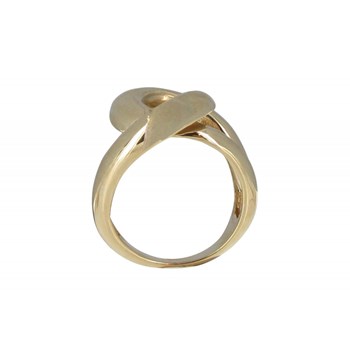 Bague Plaqué Or Entrelacée
