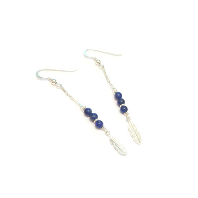 boucles d'oreilles pendantes lapis lazuli boucles d'oreilles pendantes lapis lazuli