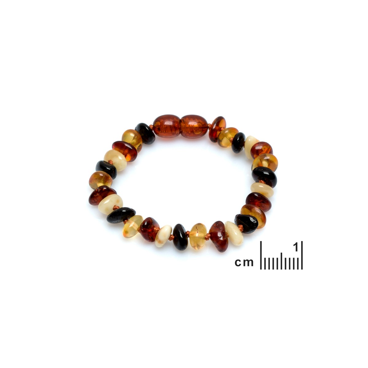 Bracelet pour bébé en ambre - vue 2
