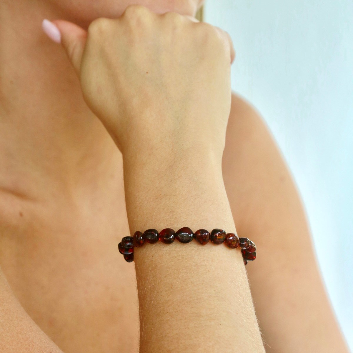 Bracelet ambre Mer baltique - vue 3