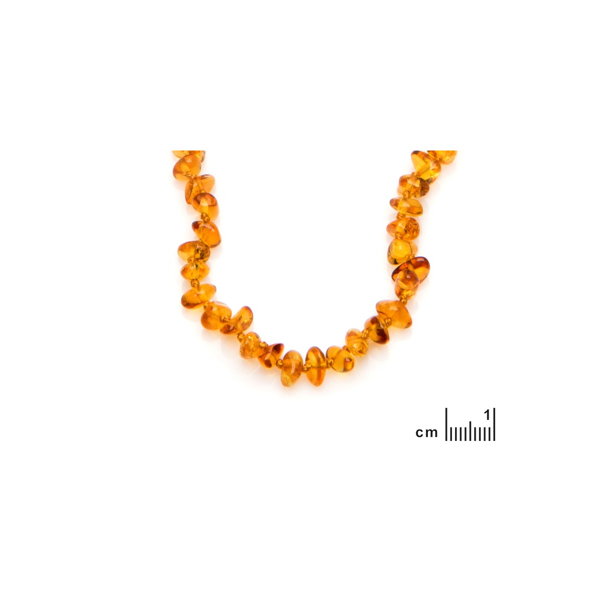 Collier pour bébé en ambre à clip - vue 2