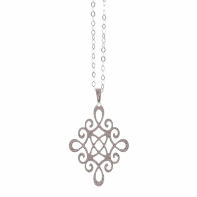 collier argent losange collier argent losange