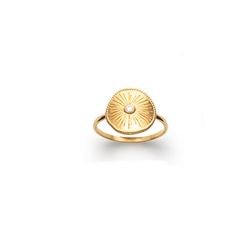 Bague en plaqué or jaune OCEANE - Bijoux Privés Discovery
