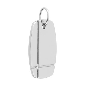 Pendentif femme - Oxyde de zirconium - Argent 925
