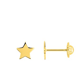 Boucles d'oreilles enfant - Or 9 Carats - Etoile