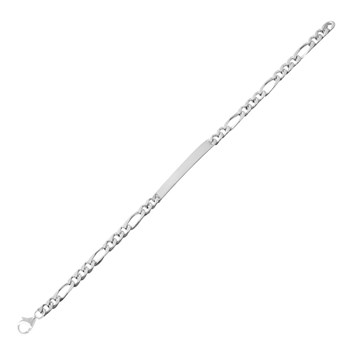 Gourmette Homme 18 cm - Argent 925 - Largeur 4 mm