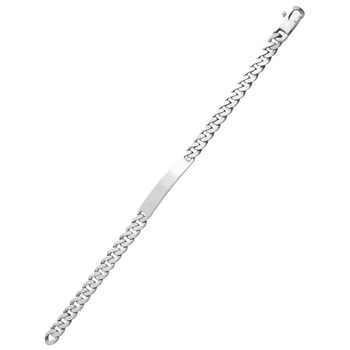 Gourmette Homme 18 cm - Argent 925 - Largeur 6 mm