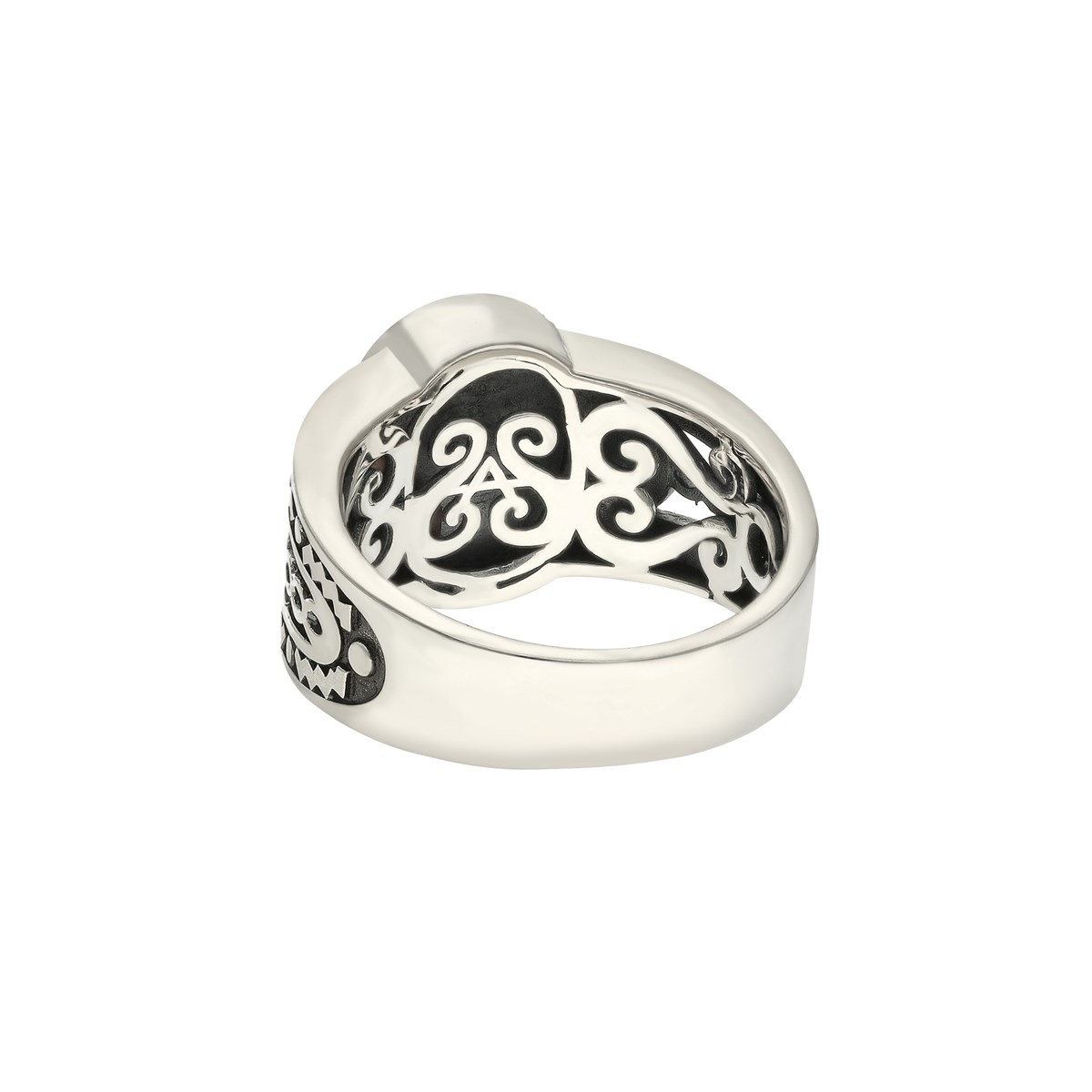 Bague Homme Ethnique Labradorite Argent - vue 3