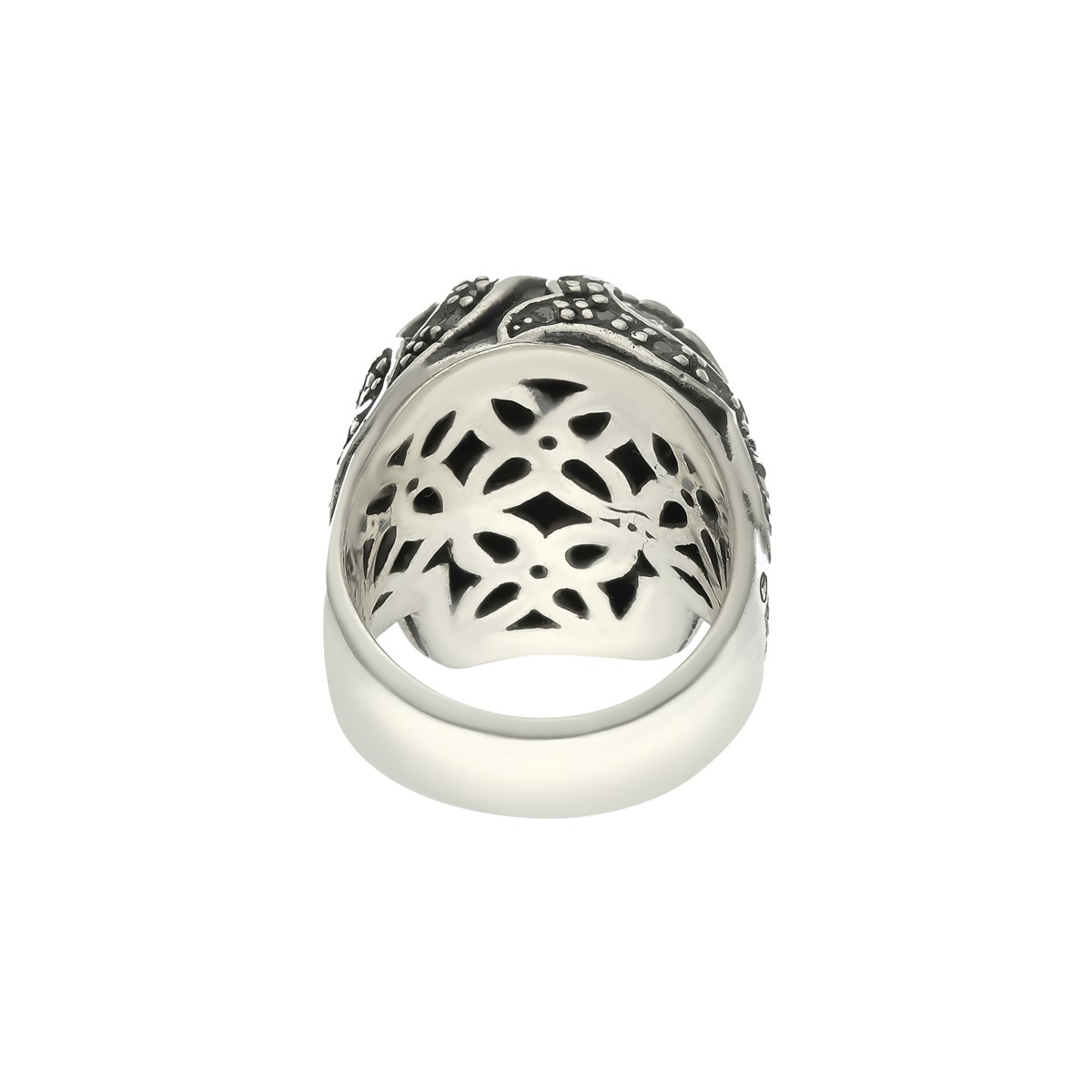 Bague Homme Tête De Mort Mahori Argent - vue 4