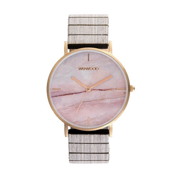 Montre femme'Aurora marble nude' cadran marbre rose - WeWood